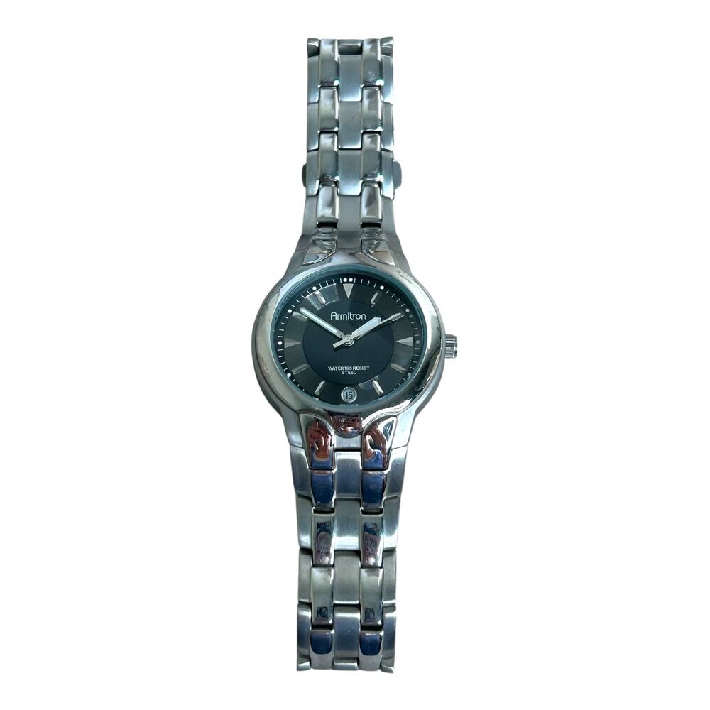 ARMITRON 20/1897 Mens Stainless Steel Silver 165 Feet Water Resistant